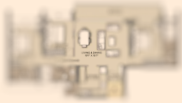 Prestige Dahisar East 2BHK Plan