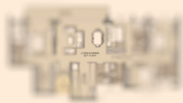 Prestige Dahisar East 3BHK Plan